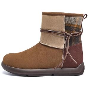 Женские зимние ботинки AGSDON комбинированные, мультиколор