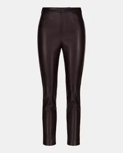 Женские гладкие леггинсы из полиэстера Woman El Corte Inglés, баклажановый