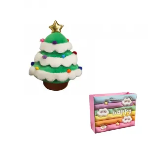 Рождественская елка, плюшевые куклы разноцветные шары и шишки, плюшевая кукла высотой 25см/35см/45см Enlightenment, зеленый