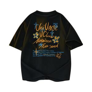 Футболка унисекс VniVerseVClub, Черный (в комплекте шорты)