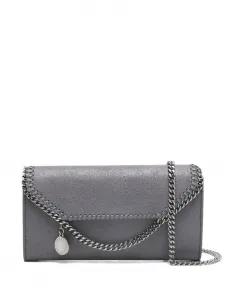 Цепочный кошелек Falabella Stella Mccartney, серый