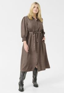 Платье Kaffe Curve Shirt dress, Deep Taupe Cc/Brown