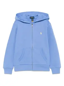 Худи с логотипом Polo Pony POLO RALPH LAUREN KIDS, синий