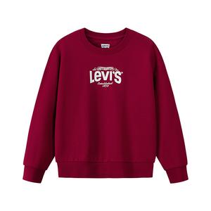 Levis Левис толстовка утепленная белый/красный/синий для подростков