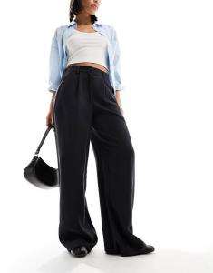 Черные стираные брюки для папы ASOS