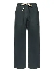 Брюки на кулиске с передними карманами Palm Angels, серый