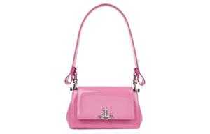 Vivienne Westwood Женская розовая кожаная сумка через плечо