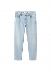 MANGO MAN Зауженные джинсы 'Ben' в светло-голубом цвете