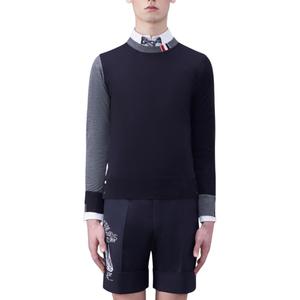 Свитер с панелями Rwb THOM BROWNE, черный