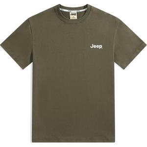 Футболка Unisex Crew Neck Moderate Jeep, army зеленый