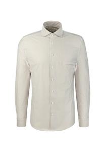 SEIDENSTICKER Деловая рубашка приталенного кроя 'Smart Performance' в бежевом цвете