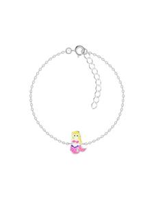 Alexander York Браслет «Русалка», розовый, из серебра 925 пробы