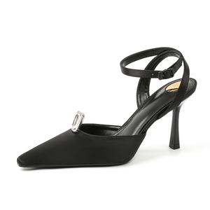 Bamiti Женские туфли на высоком каблуке черные, цвет Black