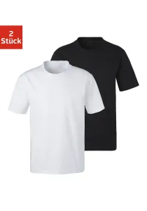 Bench Базовая однотонная футболка для домашней одежды Bench Loungewear, черно-белый