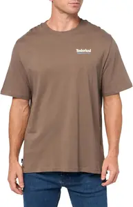 Timberland мужская футболка с принтом Outdoor Inspired, Chocolate Chip
