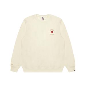 Толстовка с нашивкой логотипа A Bathing APE Aape, Ecru Ivx