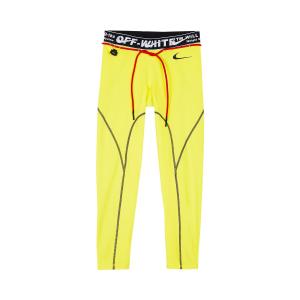 Женские тайтсы Nike x Off-White Pro, цвет Opti Yellow