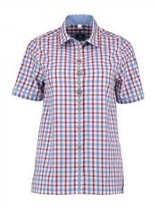 Традиционная блузка 451000-4036 красно-синего цвета OS-Trachten