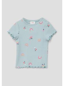 s.Oliver Футболка 61A2 светло-бирюзового цвета