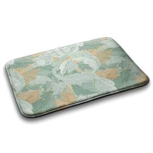 Коврик для ванной Tulup Pflanzenblätter, 75x1x75 см, бежевый