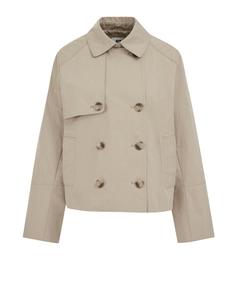 WE Fashion Куртка для межсезонья в бежевом цвете