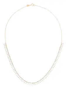 Колье Stack Baguette Half Riviera из желтого золота с бриллиантами Adina Reyter, золотой