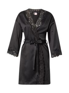Платье Lauren Ralph Lauren Dressing Gown SIGNATURE SATIN, черный