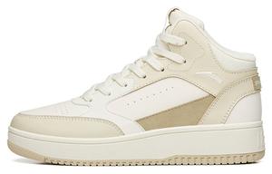 Кроссовки для скейтбординга женские, высокие, светло-бежевые / зернисто-бежевые / ирисово-желтые Anta