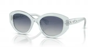 Женские солнцезащитные очки Swarovski SK6005 «Кошачий глаз», Light Blue Opal/Blue Gradient