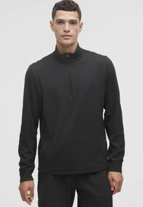Топ lululemon REFLECTIVE KNIT RUNNING HALF ZIP, White Black/Black