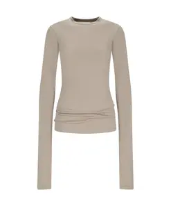 Облегающая футболка с длинными рукавами и круглым вырезом Darkpark, серый