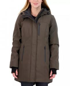 Женское тяжелое пальто Softshell Sebby Collection, зеленый