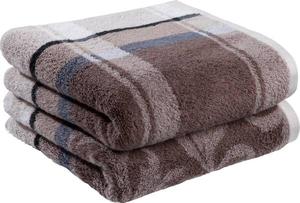 Полотенце для душа Erwin Müller 2er-Pack 117440, 70x1x140 см, коричневый