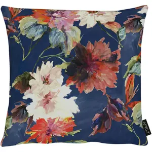 Декоративная подушка 5600 Apelt, Blau, multi + geblümt