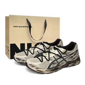 ASICS Gel Contend 4 дышащие и легкие низкие кроссовки для бега unisex черный коричневый