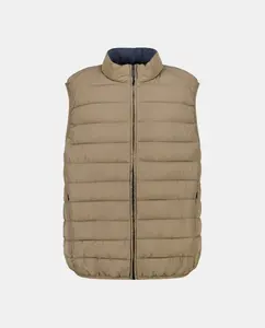 Мужской утепленный жилет из переработанной ткани Dustin, темно-коричневый