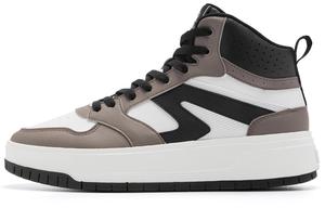 QIAODAN Кроссовки для скейтбординга, увеличивающие рост, износостойкие, водостойкие, нескользящие, мужские, коричневые, черные