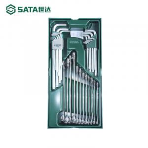 Shida SATA 9906 Набор держателей инструментов, 30 предметов: комбинированные ключи и шестигранные ключи