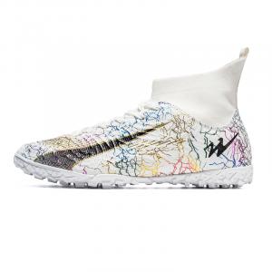 Binary Футбольные бутсы TF Turf Cushioning, износостойкие, легкие, унисекс, белые