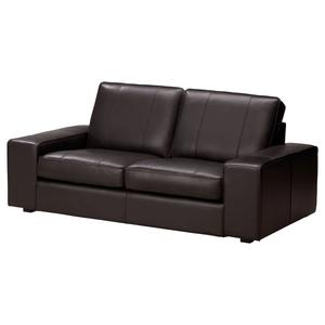 2-местный диван KIVIK IKEA, цвет grann/bomstad dark brown