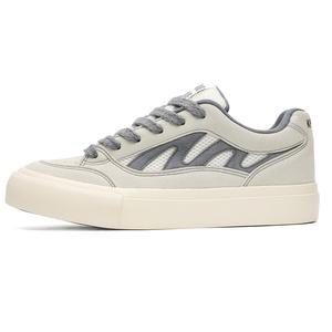 Нескользящие и износостойкие низкие кроссовки для скейтбординга, увеличивающие рост, для мужчин KAISER, Gray Blue