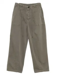 Брюки с кулиской James Perse, зеленый