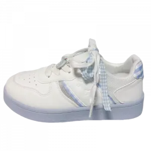 JimiXiong Женские низкие скейтерские кеды синие (аксессуар Small Apple), цвет Blue (Small Apple Accessory)