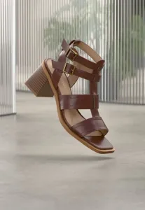 Сандалии с манжетой на щиколотке Anna Field, Cognac