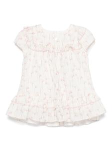 Платье с цветочным принтом Patachou, белый