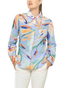 Блузка Carmela Jaleo Celeste в сине-многоцветном De Loreta