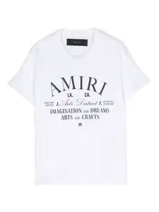 Футболка с логотипом AMIRI KIDS, белый