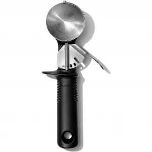 Ложка для мороженого OXO Good Grips, (1 шт.), нержавеющая сталь, можно мыть в посудомоечной машине, черный