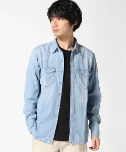 (М) 5 лет, джинсовая рубашка в западном стиле