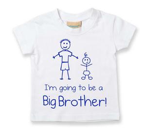 Я собираюсь стать старшим братом в белой рубашке 60 SECOND MAKEOVER, белый